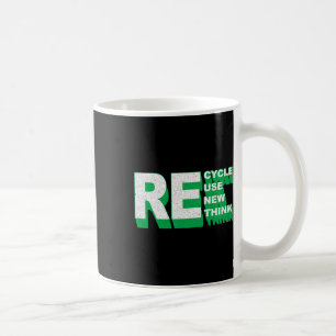 Mug Recycler Réutiliser Renouveler Repenser Crise De l