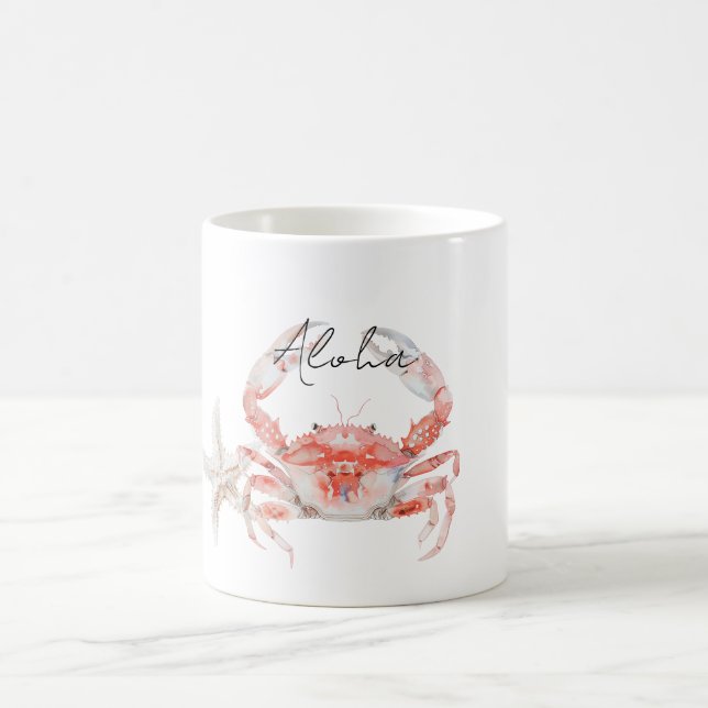 Mug Red Aloha Crab (Centre)