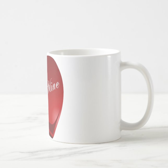 Mug Red Be Mon Coeur (Droite)