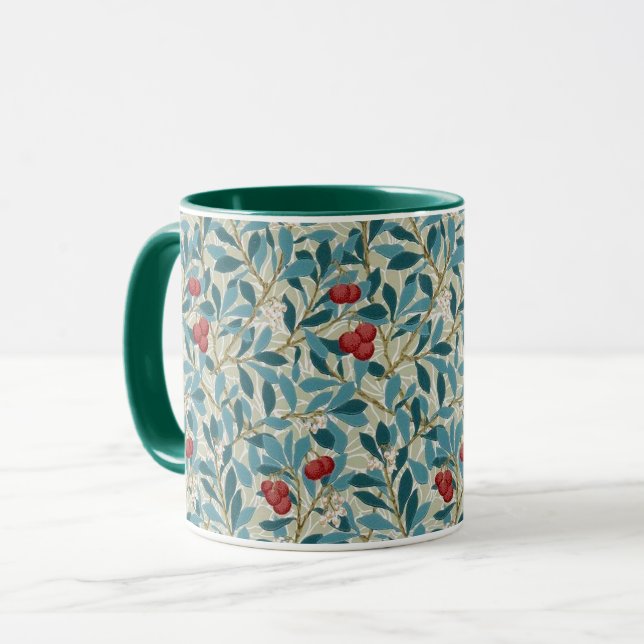 Mug Red Berry Tree, William Morris (Devant gauche)