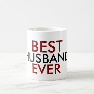 Mug Red Black Meilleur Mari Jamais