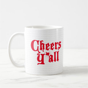 Mug Red Cheers Y'all