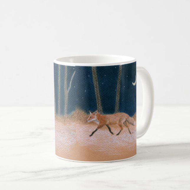 Mug Red Fox et Crescent Moon (Devant droit)