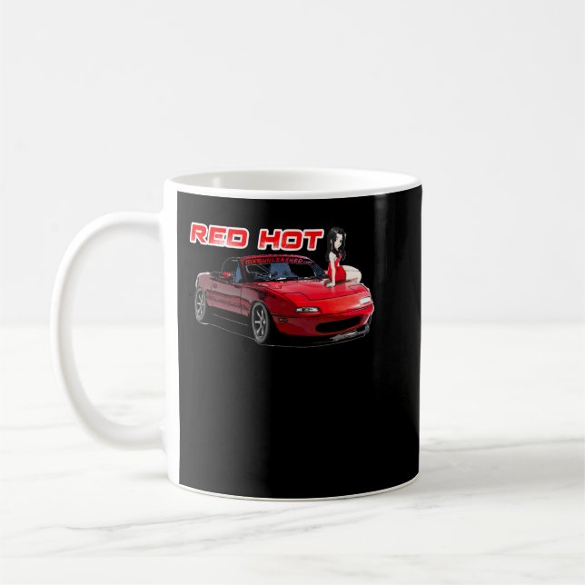 Mug Red Mia a MX 5 wi h anime fille Classic      (Gauche)