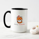 Mug Red Panda Christmas Snow Winter Animals Pandas<br><div class="desc">The red panda at Christmas with a Santa hat. Funny animals with gifts and snow for the holidays. A sweet Christmas greeting. Red pandas are cute animals and perfect for Christmas.</div>