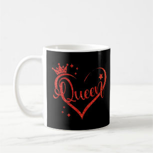 Mug Red Queen Of Heart Correspondances Coeur Couples A