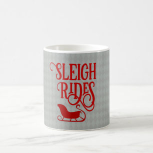 Mug Red Sleigh Rides
