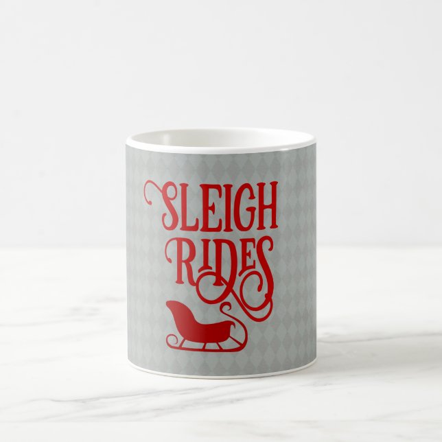 Mug Red Sleigh Rides (Centre)