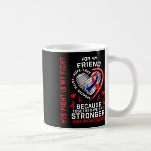 Mug Red Son combat est mon ami de combat Chd Awareness