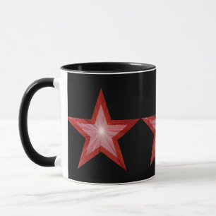 Mug Red Star 3 étoiles sanglier noir