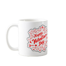 Red Tourbillonnant Valentine's Day Graphic