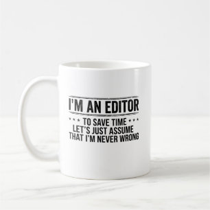 Mug Rédacteurs jamais en tort Rédacteurs Examen Révisi