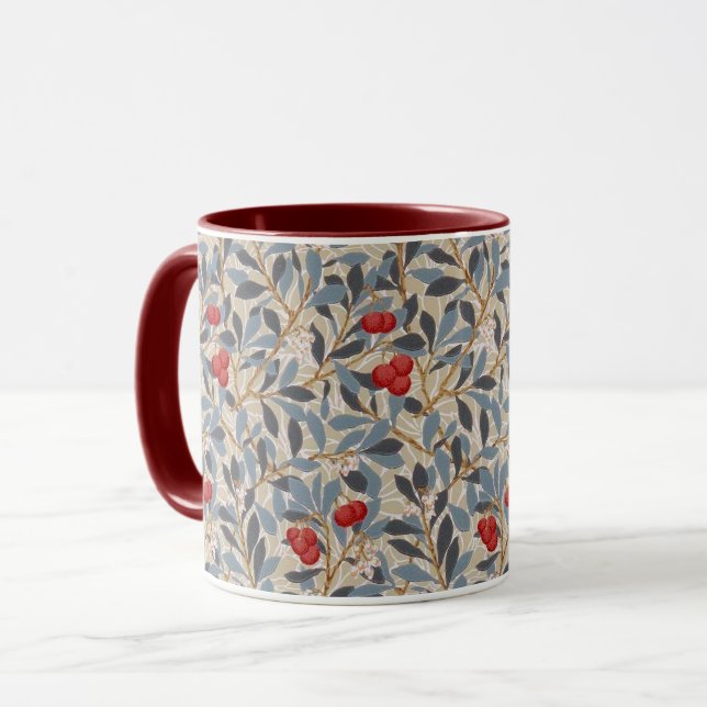 Mug Redberry Tree, William Morris (Devant gauche)