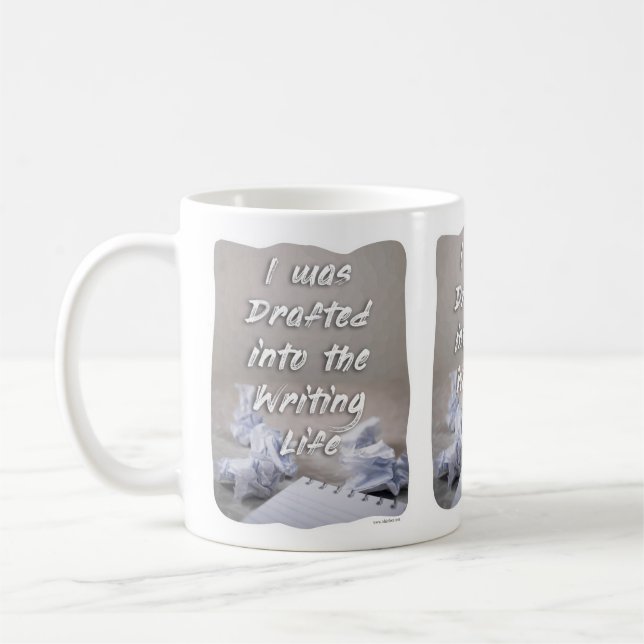 Mug Rédigé dans cette vie d'écriture (Gauche)