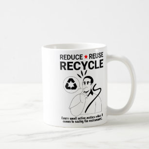 Mug Réduction, réutilisation, recyclage _ Protection D