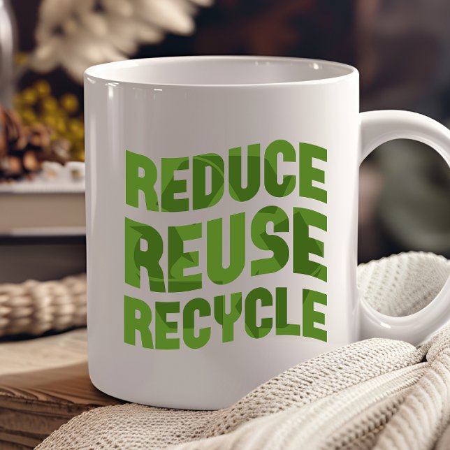 Mug Réduire la réutilisation du recyclage (Créateur téléchargé)