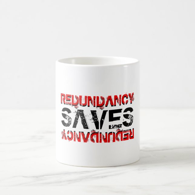 Mug Redundancy nerdy blague v1 (Centre)