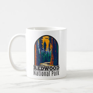 Mug Redwood National Park Californie Vintage