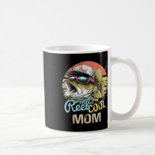 Mug Reel Cool Mom Drôle Citations de pêche pour les fe