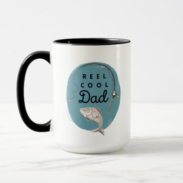 Mug Reel Cool Papa Pêche Musique (Gauche)