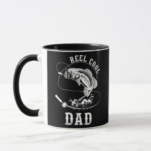 Mug Reel Cool Papa Pêche Papa Fête des pères Cadeau