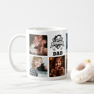 Mug Reel Cool Papa Photo personnalisée Musique de pêch