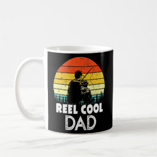 Mug Reel Cool Papa Pour Grand Père Qui Aime Pêcher