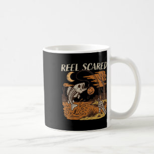 Mug Reel Peur Halloween Pêche Drôle Skeleton Fishe