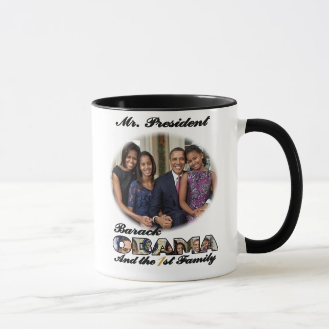 Mug Réélection 2012 du Président Obama (Droite)