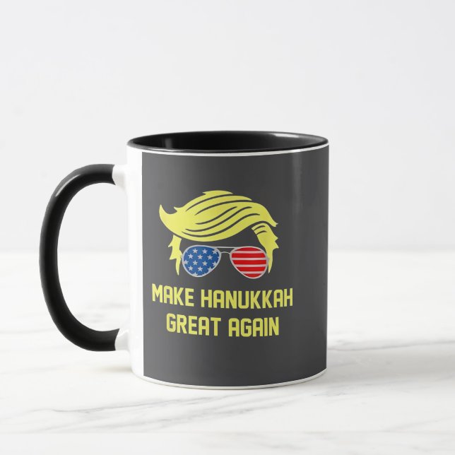 Mug Refaire Hanukkah Great Again Trump Juif  (Gauche)