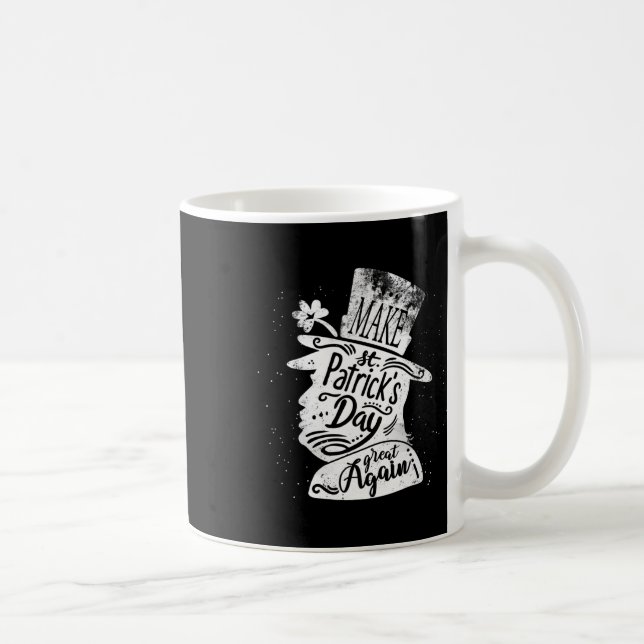 Mug Refaire la Saint-Patrick grande pour les partisans (Droite)