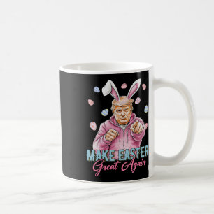 Mug Refaire Pâques Grande Encore Drôle de Lapin Trump