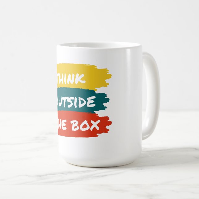 Mug Réfléchis dehors (Devant droit)