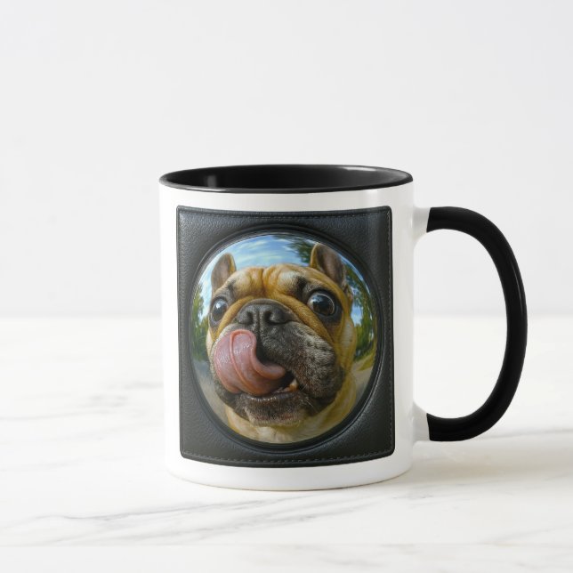 Mug Reflet bouledogue miroir (Droite)