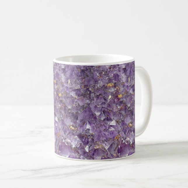 Mug Reflet doré d'améthyste (Devant droit)