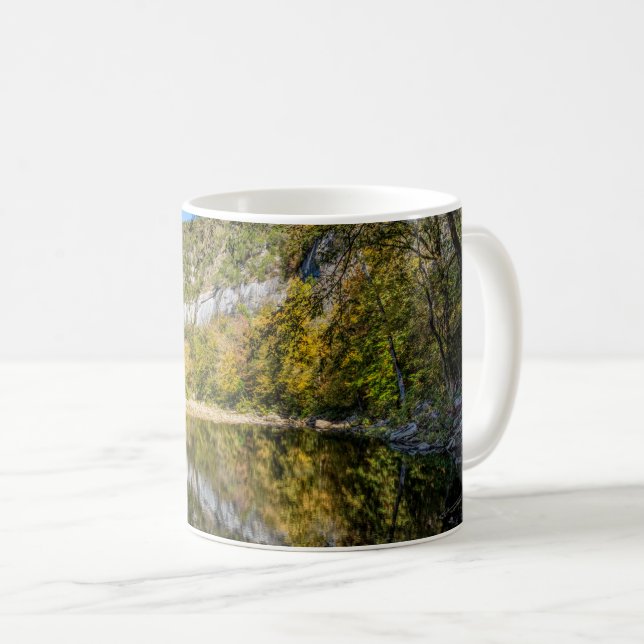 Mug Reflets d'automne à la rivière nationale de Buffal (Devant droit)