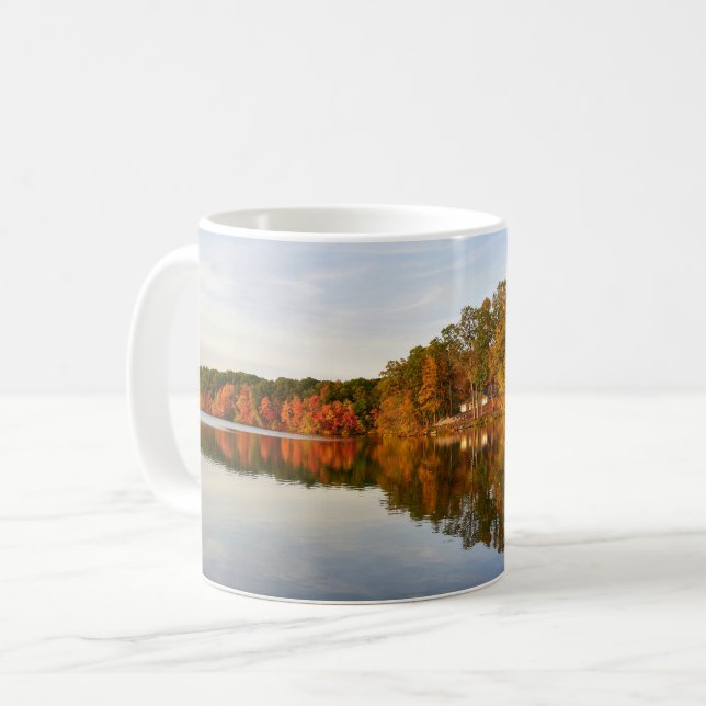 Mug Reflets d'automne au parc Notte (Devant gauche)