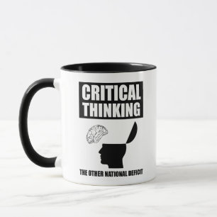 Mug Réflexion critique sur l'autre déficit national
