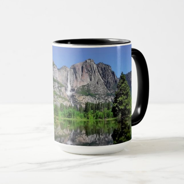 Mug Réflexion des chutes de Yosemite (Devant droit)