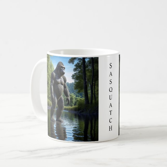 Mug Réflexion du pied musculaire dans l'eau (Devant gauche)