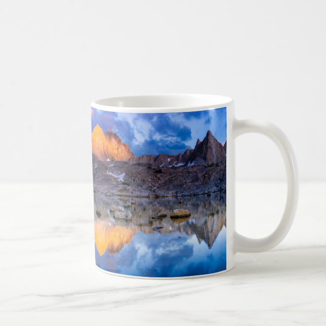 Mug Réflexion sur les montagnes, Californie (Droite)