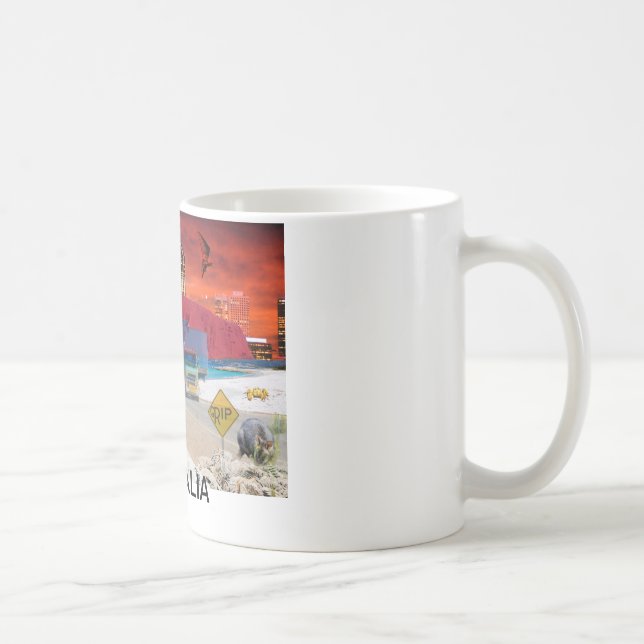 Mug RÉFLEXIONS de roche    de l'once ULURU Ayers (Droite)