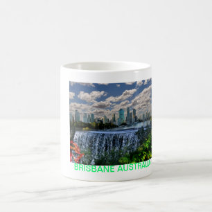 Mug RÉFLEXIONS des cascades de rivière d'once Brisba