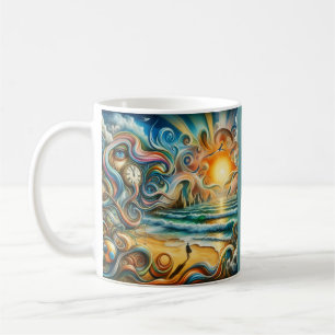 Mug Réflexions intemporelles : paysage de rêve côtier