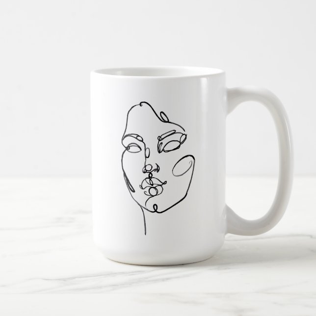 Mug Réflexions linéaires - Face (Droite)