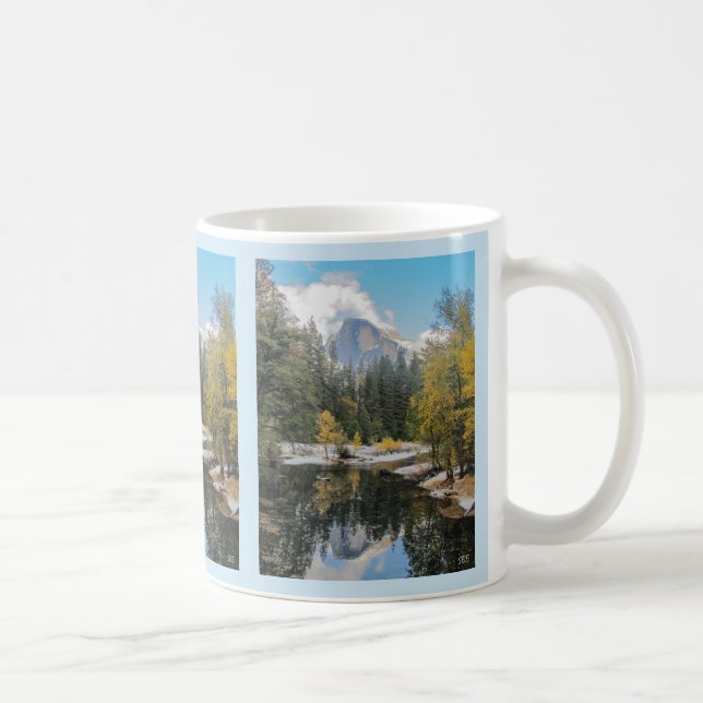 Mug Réflexions Sur La Moitié Du Dôme (Droite)
