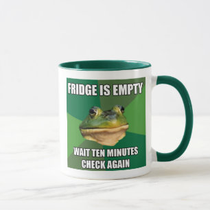 Mug Réfrigérateur vide de grenouille fétide de Bach