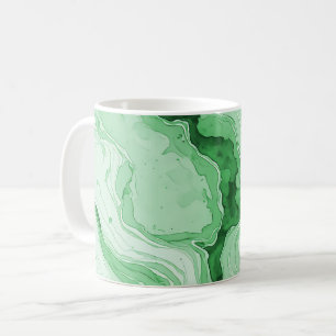 Mug Regard de l'agate verte de la forêt de Druzy