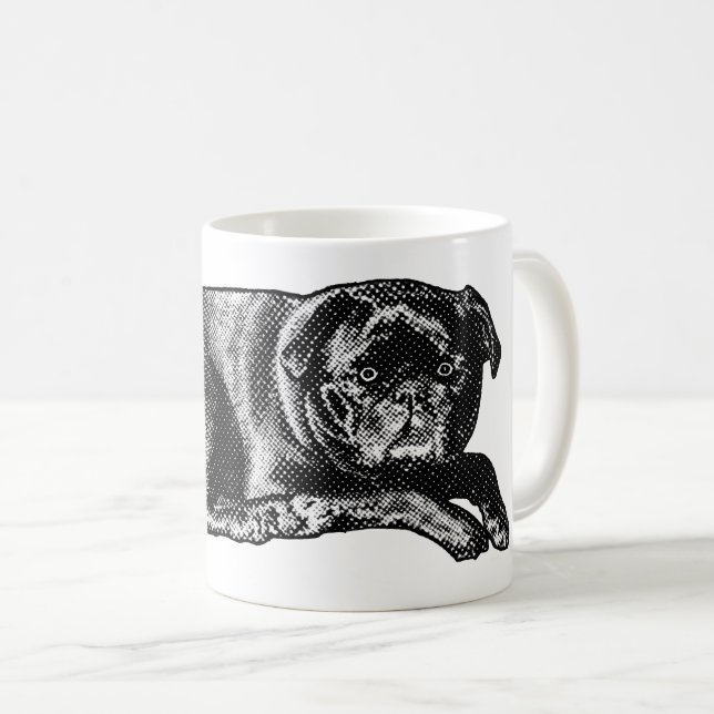 Mug Regard Décontracté, Confort Matinal (Devant droit)