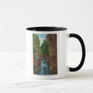 Mug Regard en bas de l'abîme d'Ausable de la caverne